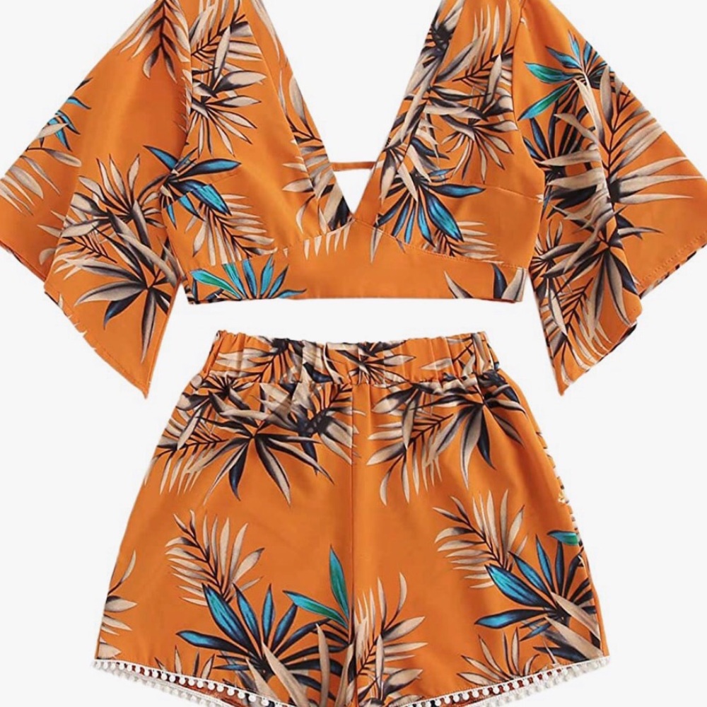 Floral Two Piece Set